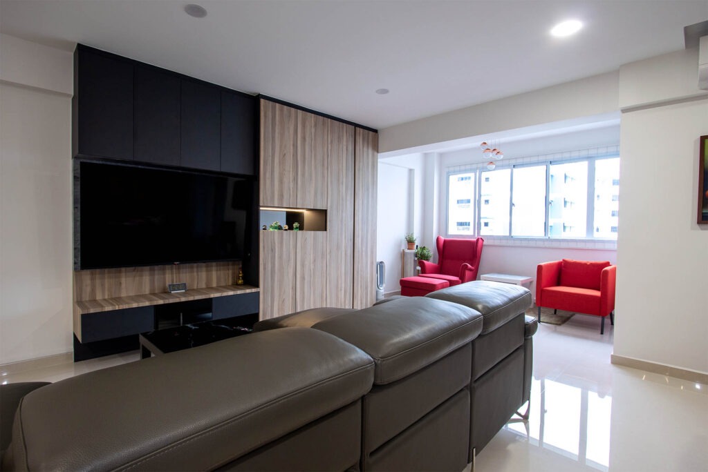 modern style living room